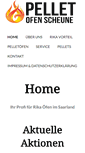 Mobile Screenshot of pellet-ofen-scheune.com